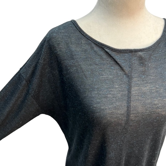 ANTHROPOLOGIE Pleione Navy Sweater with Pockets Size M - Picture 4 of 10